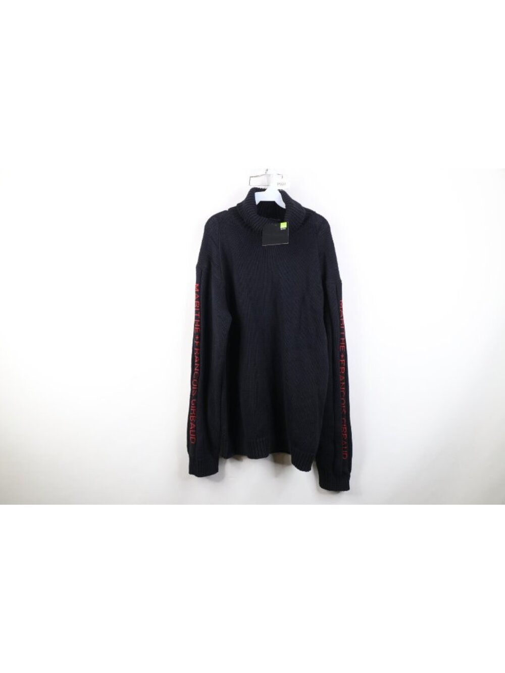 Deadstock Vtg 90s Marithe Francois Girbaud Mens XL Heavy Knit Turtleneck Sweater